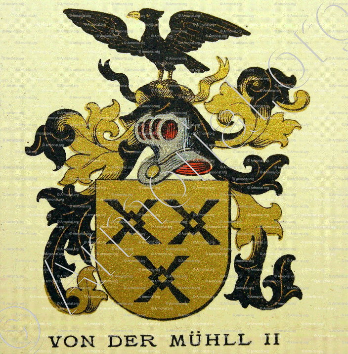 Von der MÜHLL_Wappenbuch der Stadt Basel . B.Meyer Knaus 1880_Schweiz 