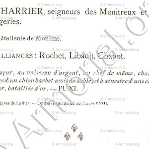 CHARRIER_Armorial du Bourbonnais (Cte G. de Soultrait, 1890)_France (ii)