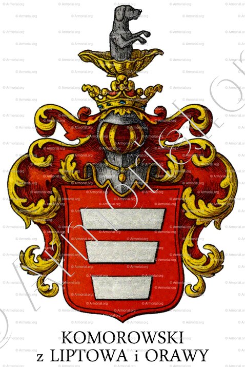 KOMOROWSKI z  LIPTOWA i D'ORAWA_Mazowsze, Malopolska._Polska