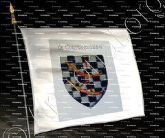 drapeau-de COURTECUISSE _Genève avant 1535._Suisse