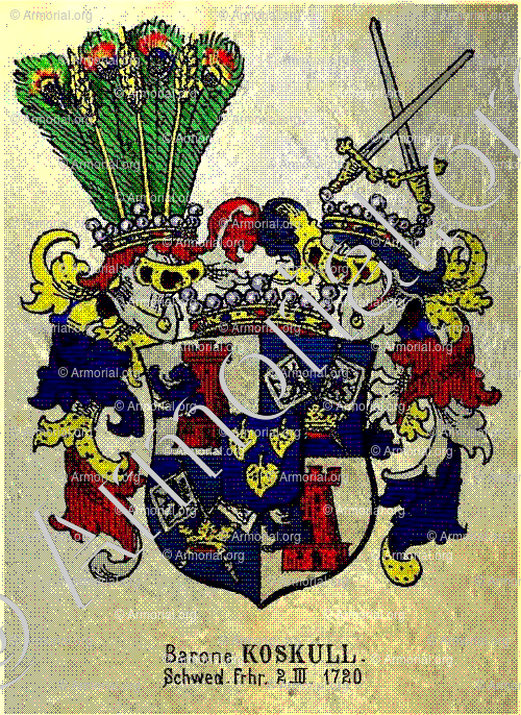 KOSKULL_Barone von  Koskull 1720_Deutschland (i) copie
