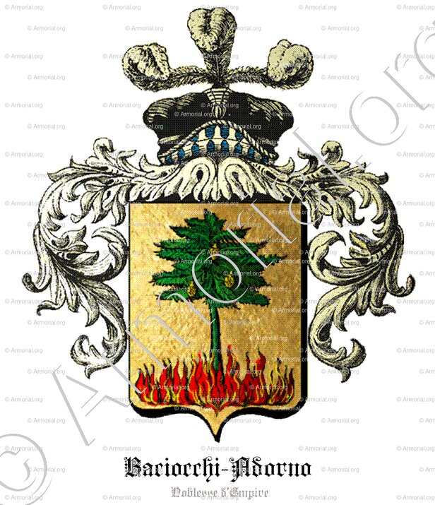 BACIOCCHI-ADORNO_Noblesse d''Empire. Corse._France