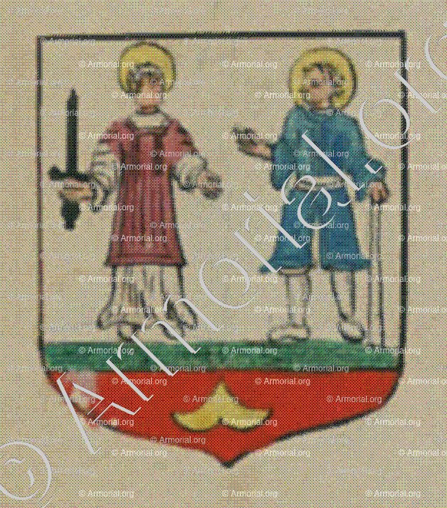 La Communauté de Gambsheim (Alsace)_Blason enregistré sous le règne de Louis XIV_France 