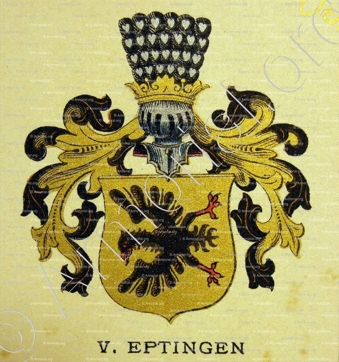 von EPTINGEN_Wappenbuch der Stadt Basel . B.Meyer Knaus 1880_Schweiz