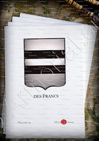 velin-d-Arches-Des FRANCS_Armorial Philippe de Fleury. Paris._France
