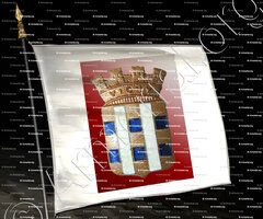 drapeau-VICHY_Email armes de Vichy (Bourbonnais)_France (iii)