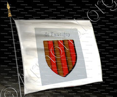 drapeau-de FAUCIGNY _Genève avant 1535._Suisse