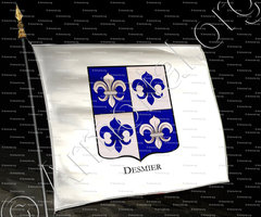 drapeau-DESMIER_Armorial Philippe de Fleury. Paris._France