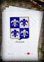 velin-d-Arches-DESMIER_Armorial Philippe de Fleury. Paris._France