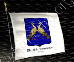 drapeau-THÉLOD de REMIRCOURT_Lorraine_France
