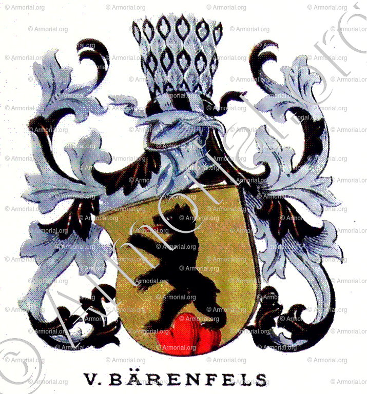 BÄRENFELS_Wappenbuch des Stadt Basel. Meyer Kraus, 1880_Schweiz