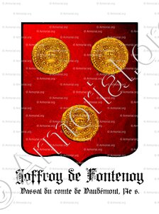 JOFFROY de FONTENOY (Ancienne chevalerie de Lorraine)