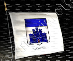 drapeau-Du CHÂTEAU_Armorial Philippe de Fleury. Paris._France