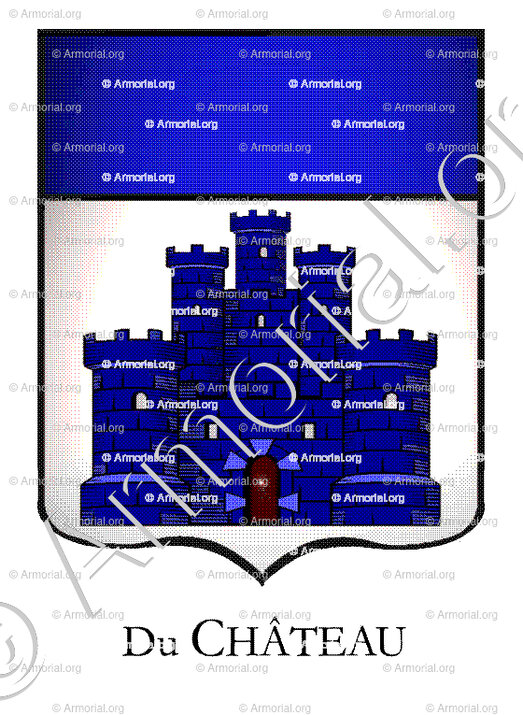 Du CHÂTEAU_Armorial Philippe de Fleury. Paris._France