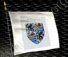 drapeau-de GINGINS _Genève avant 1535._Suisse