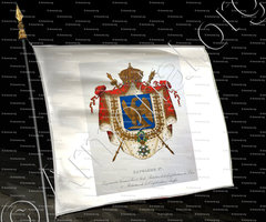 drapeau-NAPOLEON Ier_Empereur des Français, Roi d'Italie._Empire Français.   (1)