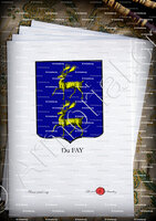 velin-d-Arches-Du FAY_Armorial Philippe de Fleury. Paris._France