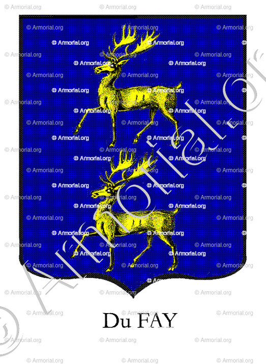 Du FAY_Armorial Philippe de Fleury. Paris._France