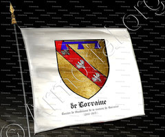 drapeau-de LORRAINE_Comtes de Vaudémont de la Maison de Lorraine (1393-1473)_France