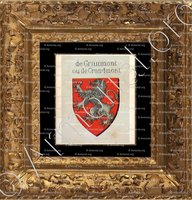 cadre-ancien-or-de GRAMMONT ou de GANDMONT _Genève avant 1535._Suisse