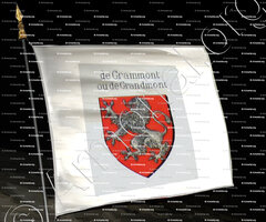 drapeau-de GRAMMONT ou de GANDMONT _Genève avant 1535._Suisse