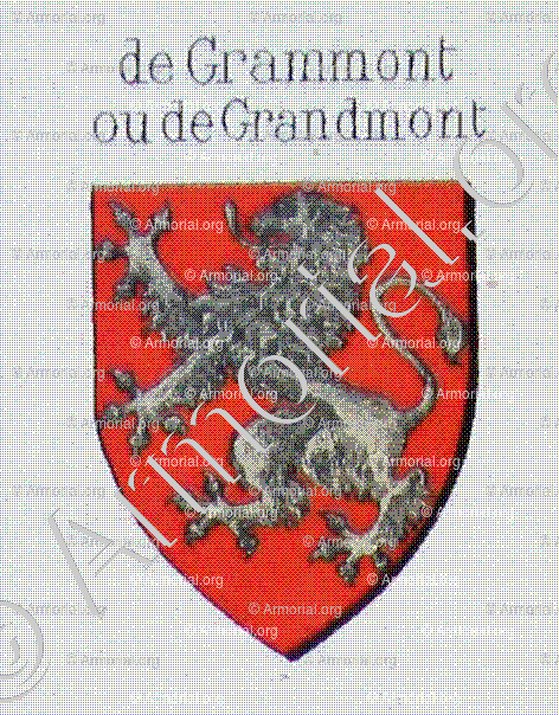 de GRAMMONT ou de GANDMONT _Genève avant 1535._Suisse