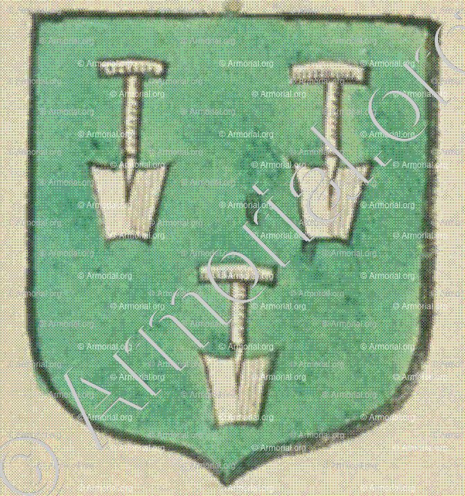 BECHET (La Rochelle)_Blason enregistré sous le règne de Louis XIV._France