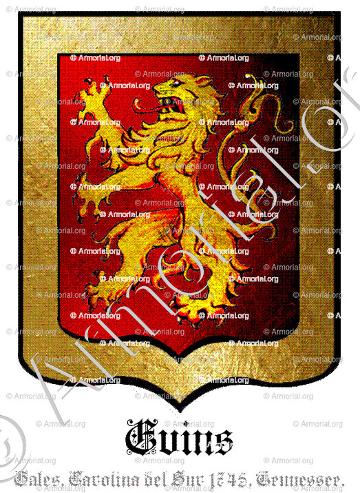 EVINS_Gales, Carolina del Sur 1745, Tennessee._Gales, United States of America