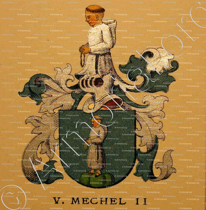 von MECHEL_Wappenbuch der Stadt Basel . B.Meyer Knaus 1880_Schweiz 