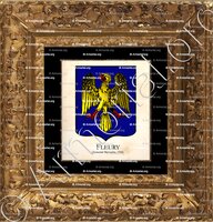cadre-ancien-or-FLEURY MERVACHE_Armorial Philippe de Fleury. Paris._France