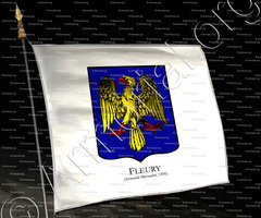 drapeau-FLEURY MERVACHE_Armorial Philippe de Fleury. Paris._France