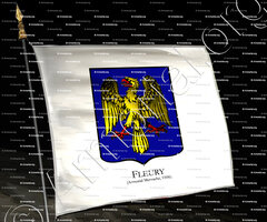 drapeau-FLEURY MERVACHE_Armorial Philippe de Fleury. Paris._France