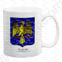 mug-FLEURY MERVACHE_Armorial Philippe de Fleury. Paris._France