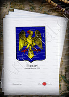 velin-d-Arches-FLEURY MERVACHE_Armorial Philippe de Fleury. Paris._France