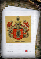 velin-d-Arches-von OFFENBURG_Wappenbuch der Stadt Basel . B.Meyer Knaus 1880_Schweiz 