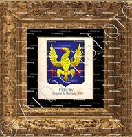 cadre-ancien-or-FLEURY_Armorial Philippe de Fleury. Paris._France