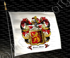 drapeau-EVANS o EVINS_Gales, Carolina del Sur 1745, Tennessee._Gales, Estados Unidos.