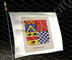 drapeau-RICHEMONT_Noblesse d'Empire._France