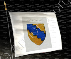 drapeau-de la BAUME _Genève avant 1535._Suisse