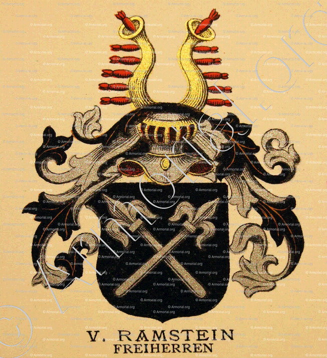 von RAMSTEIN_Wappenbuch der Stadt Basel . B.Meyer Knaus 1880_Schweiz 