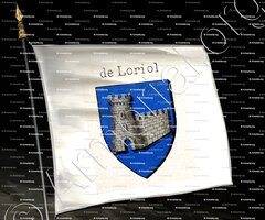 drapeau-de LORIOL _Bresse, 1400. Genève XVIe s._Suisse, France.