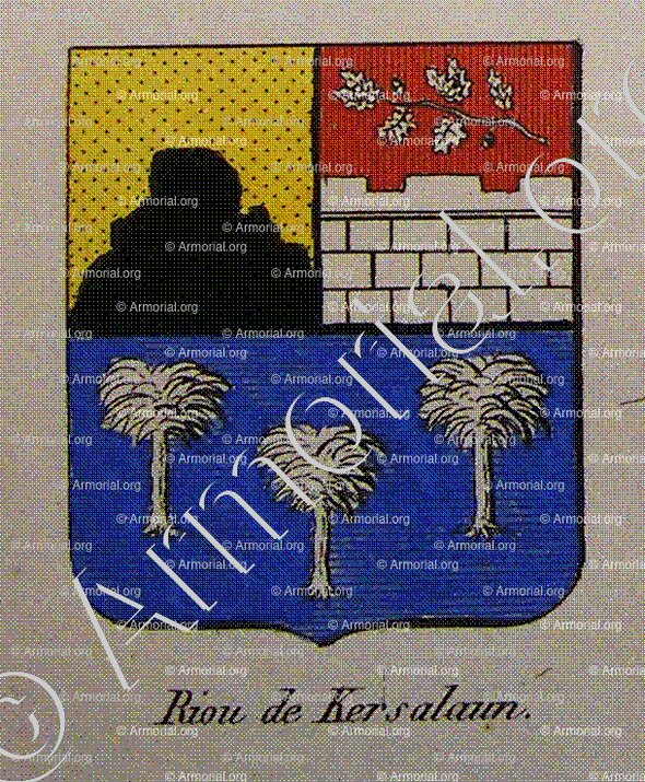 RIOU DE KERSALAUN_Noblesse d'Empire._France