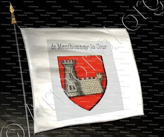 drapeau-de MENTHONNAY-LA-TOUR _Genève avant 1535._Suisse