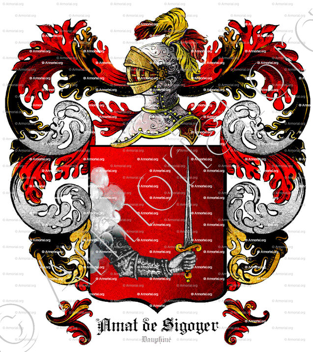 AMAT de SIGOYER_Dauphiné, Grenoble, 1651._France.