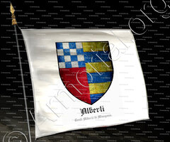drapeau-ALBERTI_Conti Alberti di Mangona._Italia