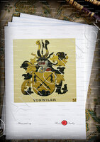 velin-d-Arches-VONWILER_Wappenbuch der Stadt Basel . B.Meyer Knaus 1880_Schweiz 