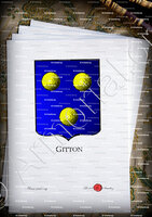 velin-d-Arches-GITTON_Armorial Philippe de Fleury. Paris._France