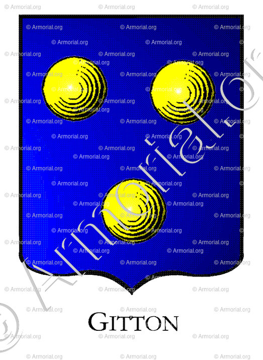 GITTON_Armorial Philippe de Fleury. Paris._France
