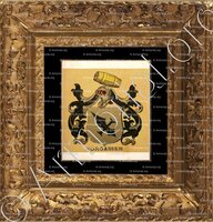 cadre-ancien-or-VORGASSEN_Wappenbuch der Stadt Basel . B.Meyer Knaus 1880_Schweiz 