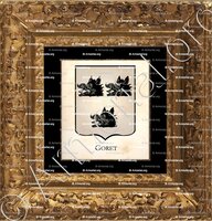 cadre-ancien-or-GORET_Armorial Philippe de Fleury. Paris._France